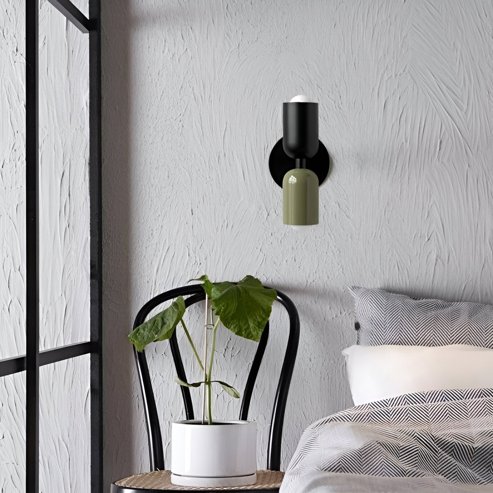 Double Head Iron Wall Sconce | Nordic Style, Up-Down Light