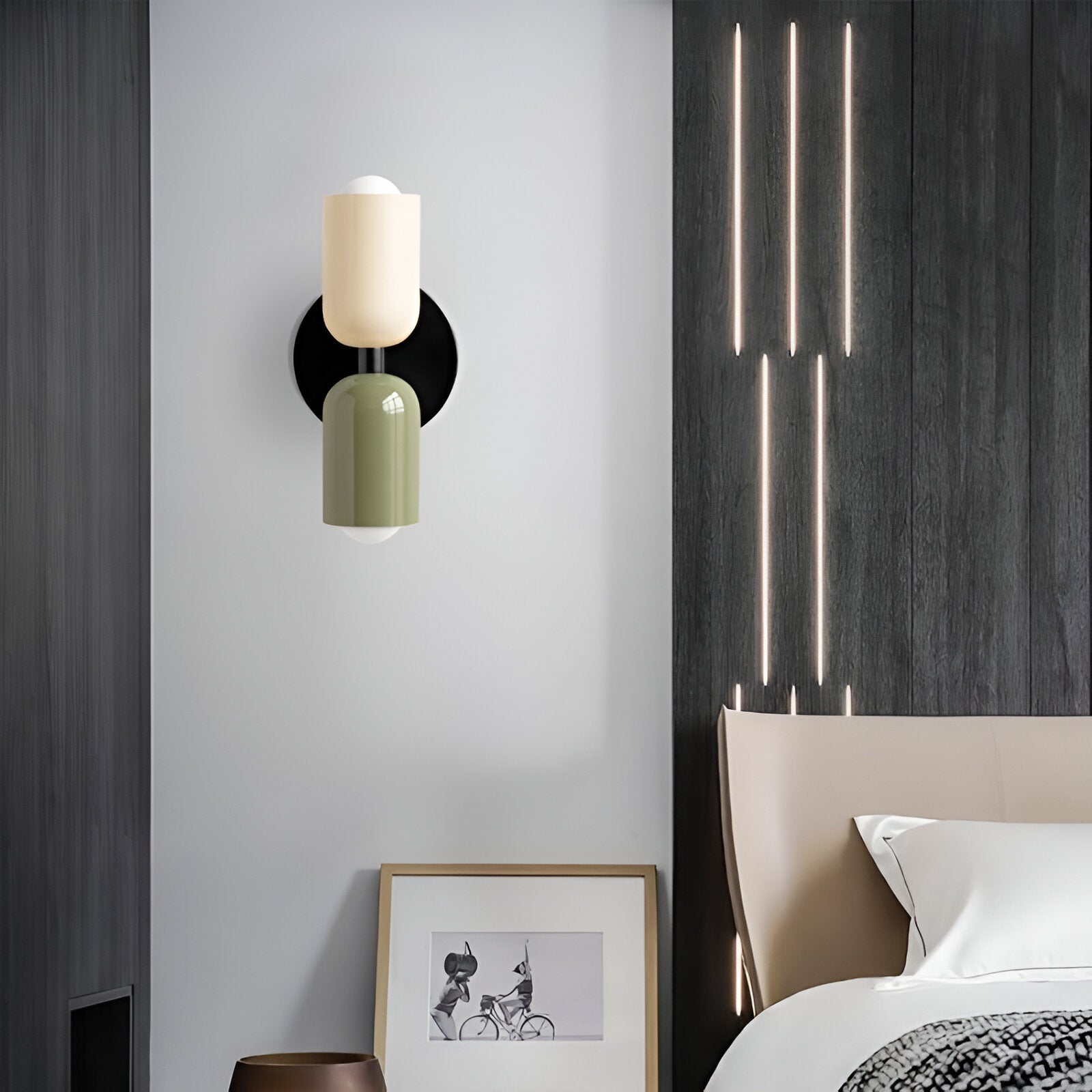 Double Head Iron Wall Sconce | Nordic Style, Up-Down Light