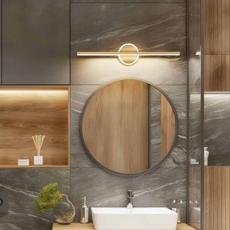 LED Wall Sconce | Black and Gold, 40/60/80 cm