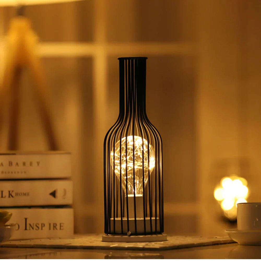 Wireless LED Table Lamp | Scandinavian Style, Dimmable