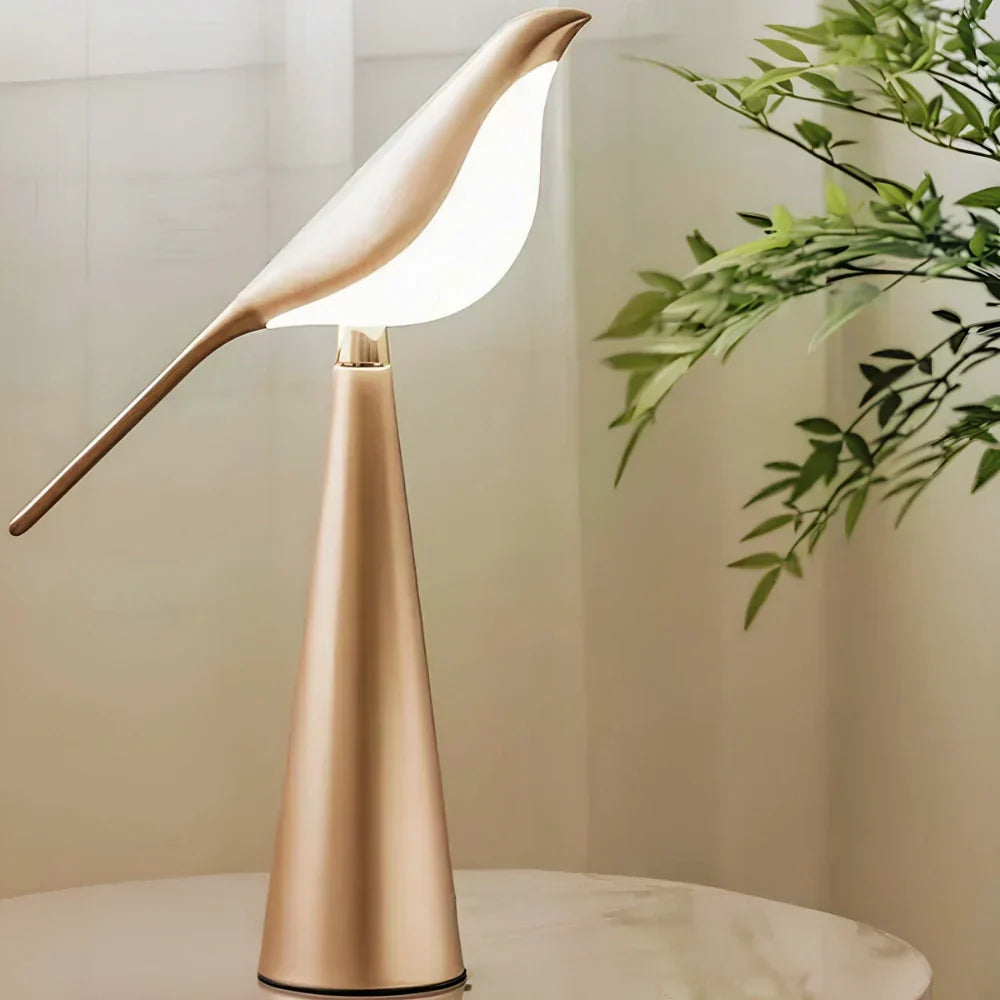 Bird Design LED Table Lamp | Dimmable, 3 Colour Temperatures