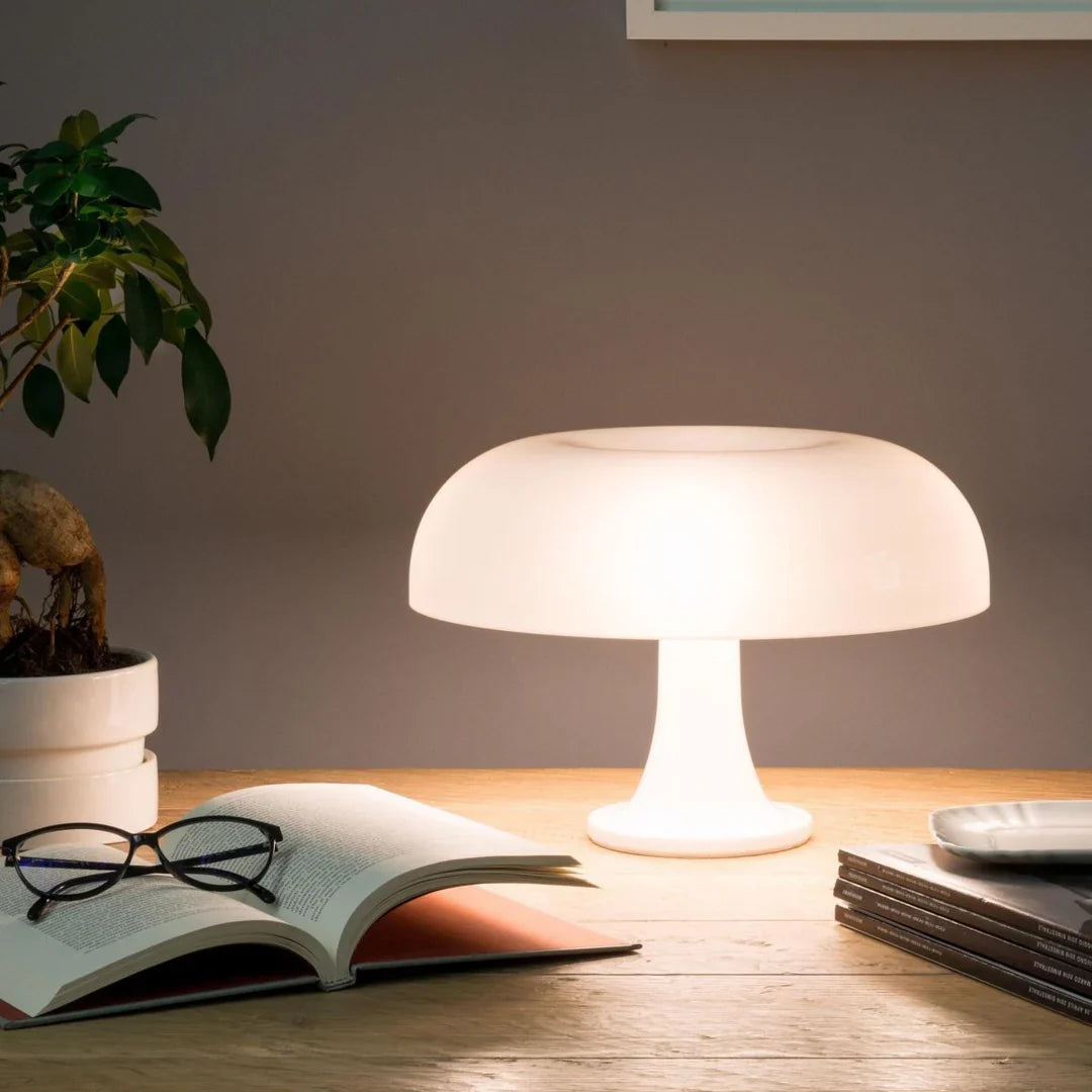 Retro Mushroom Table Lamp | 1960s Italian Design, 4x E14