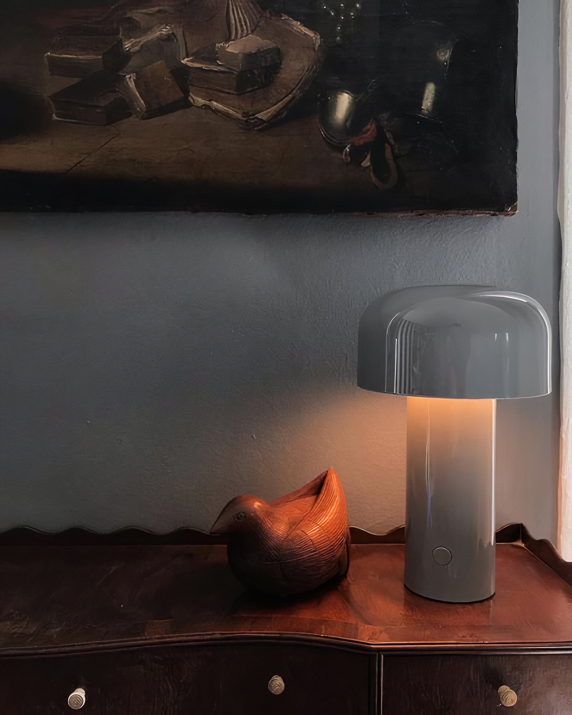 Mushroom Table Lamp | Wireless, Touch Dimmable, IP65