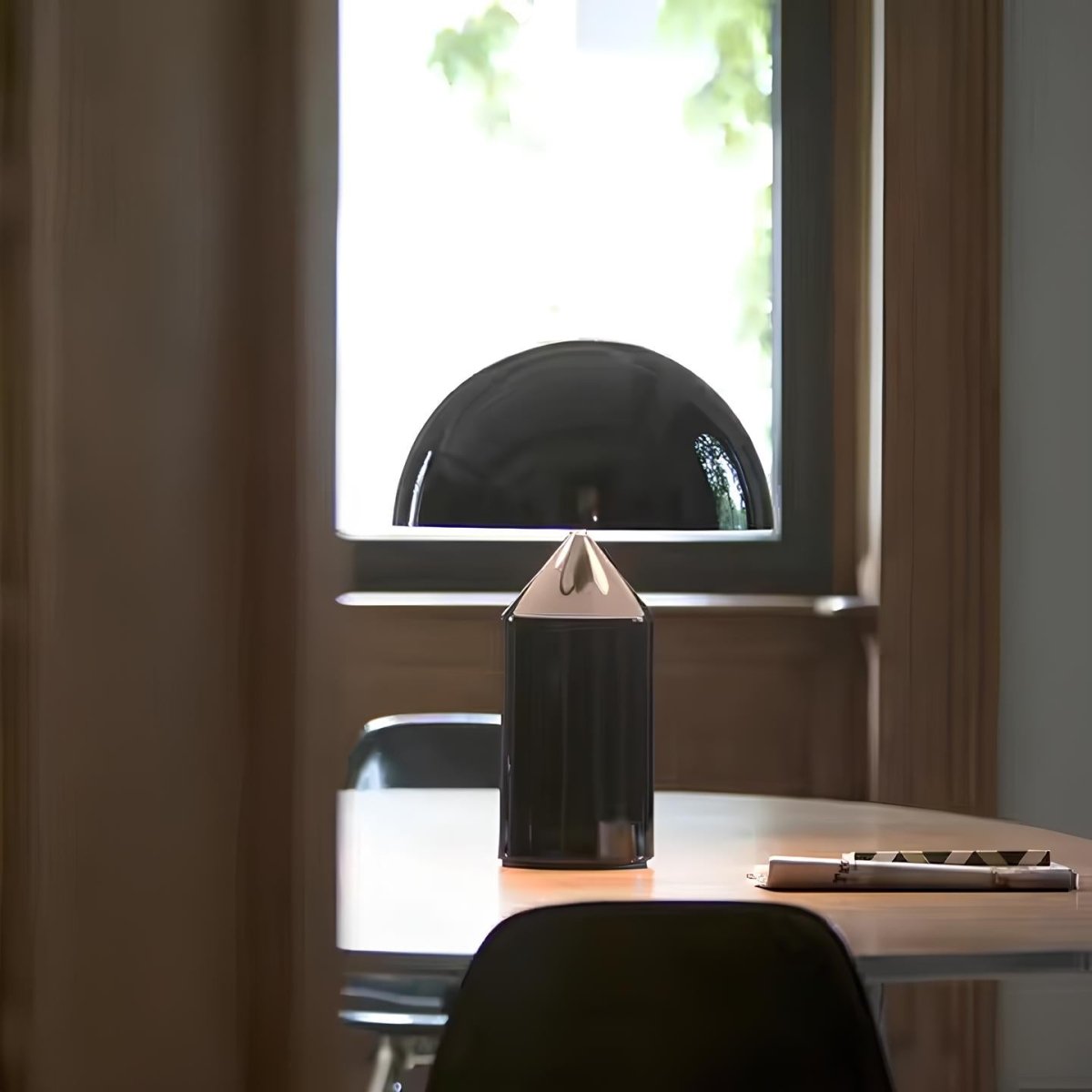 Mushroom Table Lamp | Wireless LED, Dimmable Metal Design