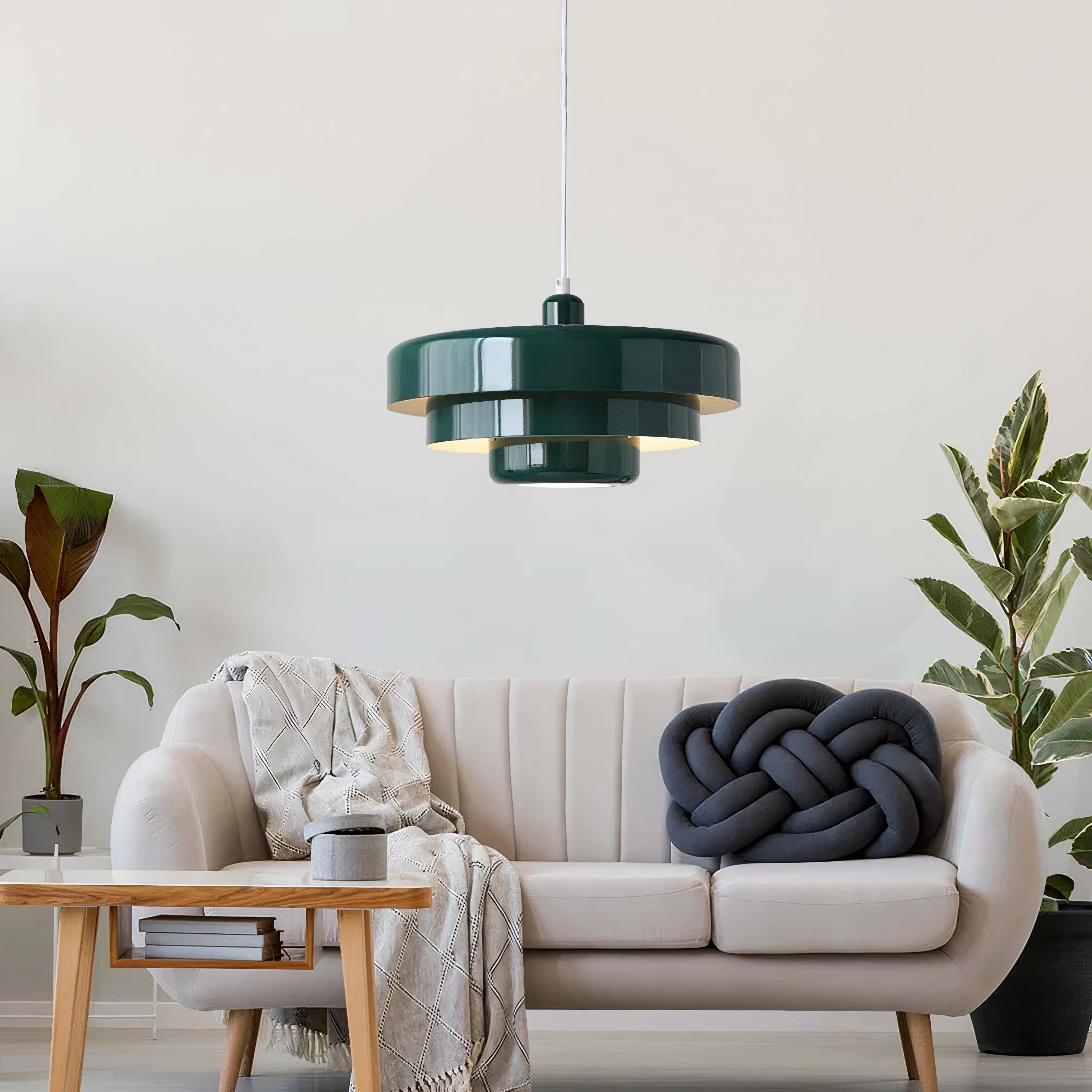 Round Metal Ceiling Light | Scandinavian Style, E27