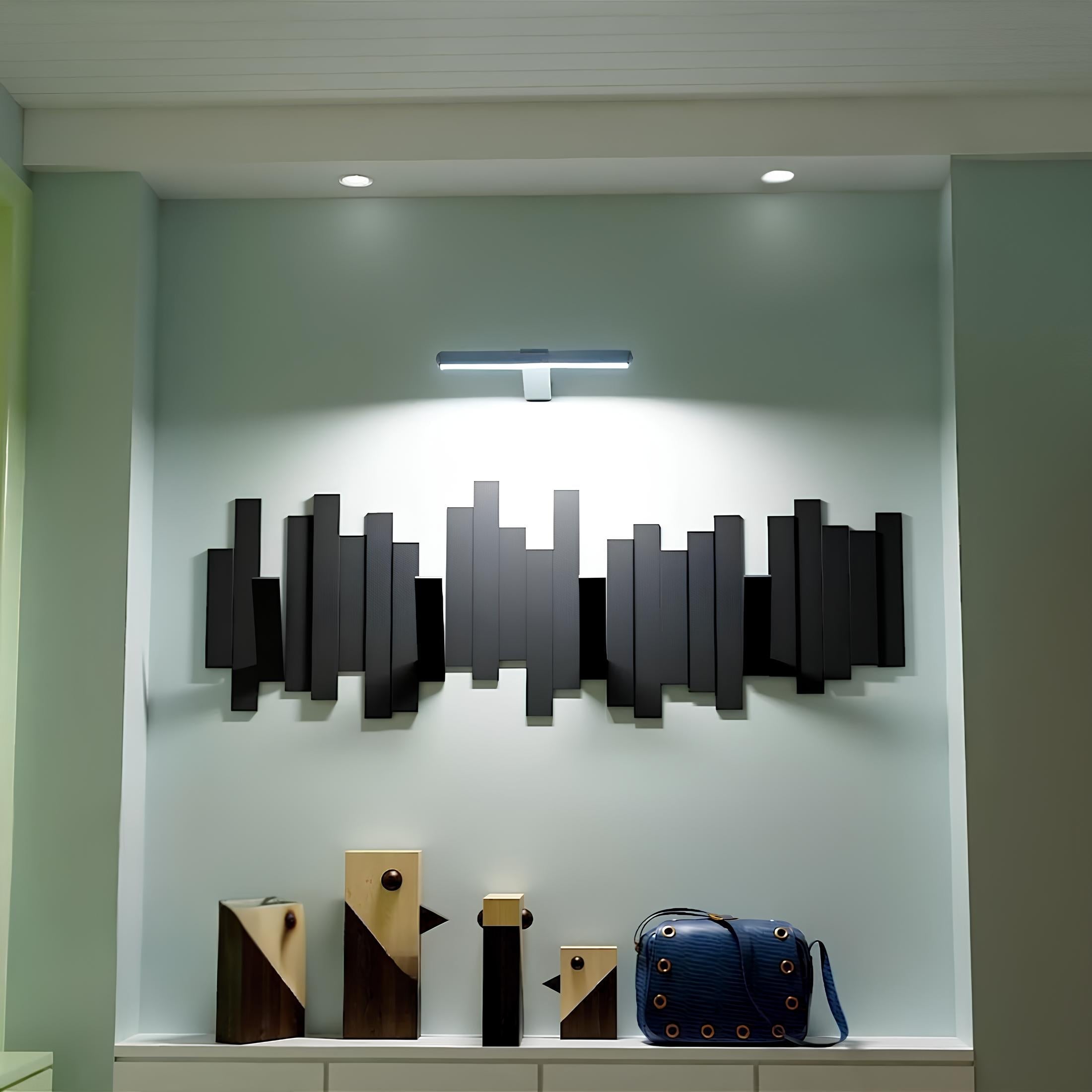 Wireless LED Picture Light | Dimmable, Rechargeable Wall Lamp