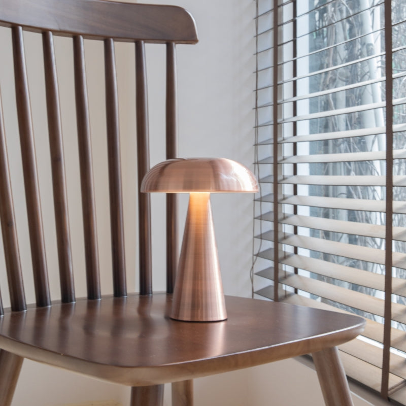 Wireless LED Table Lamp | Dimmable, Touch Control Metal Design