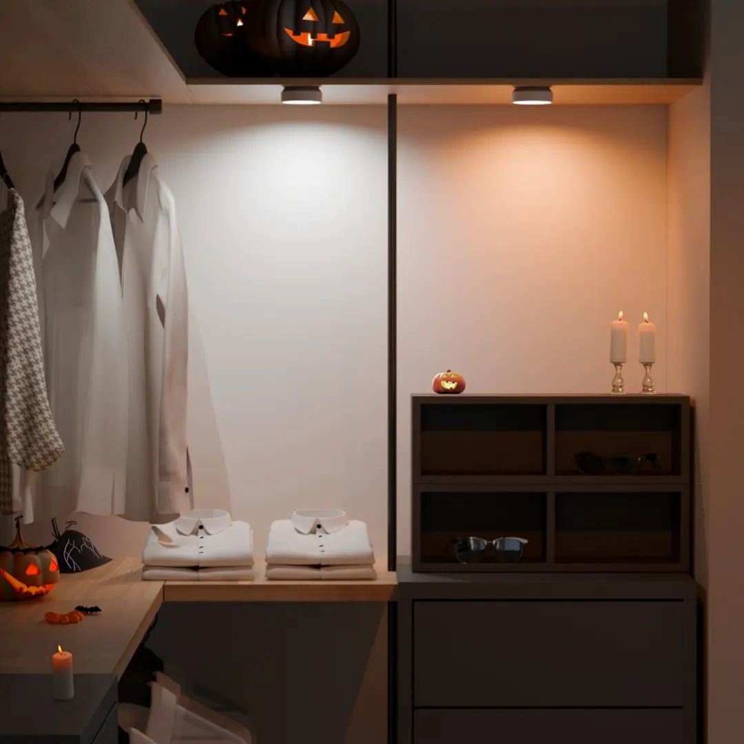 Wireless Under-Cabinet LED Spot Light | Motion Sensor, USB Rechargeable