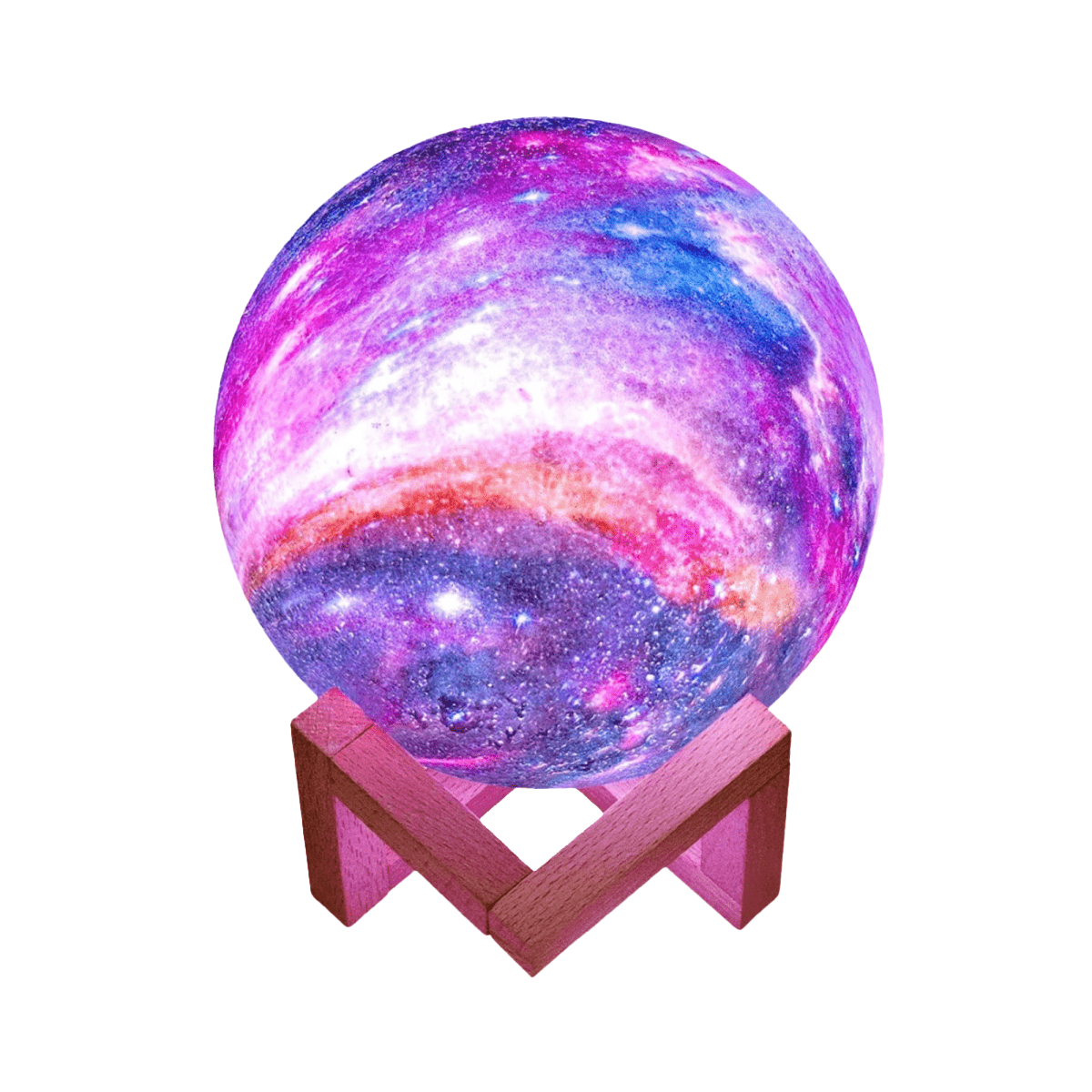 Moon Lamp Night Light | 16 Colours, Dimmable with Remote