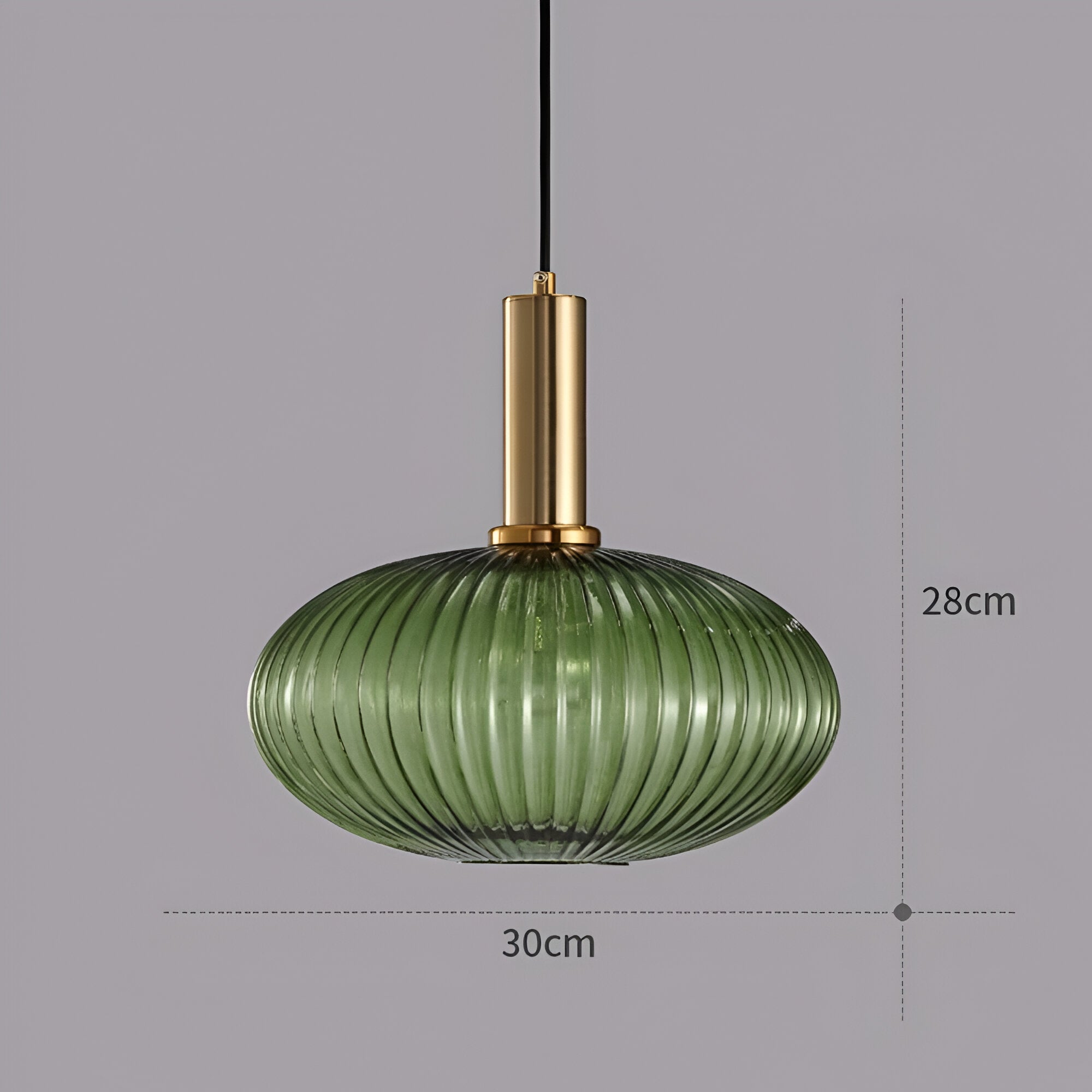 Retro Tinted Glass Pendant Light | Nordic Style, E27