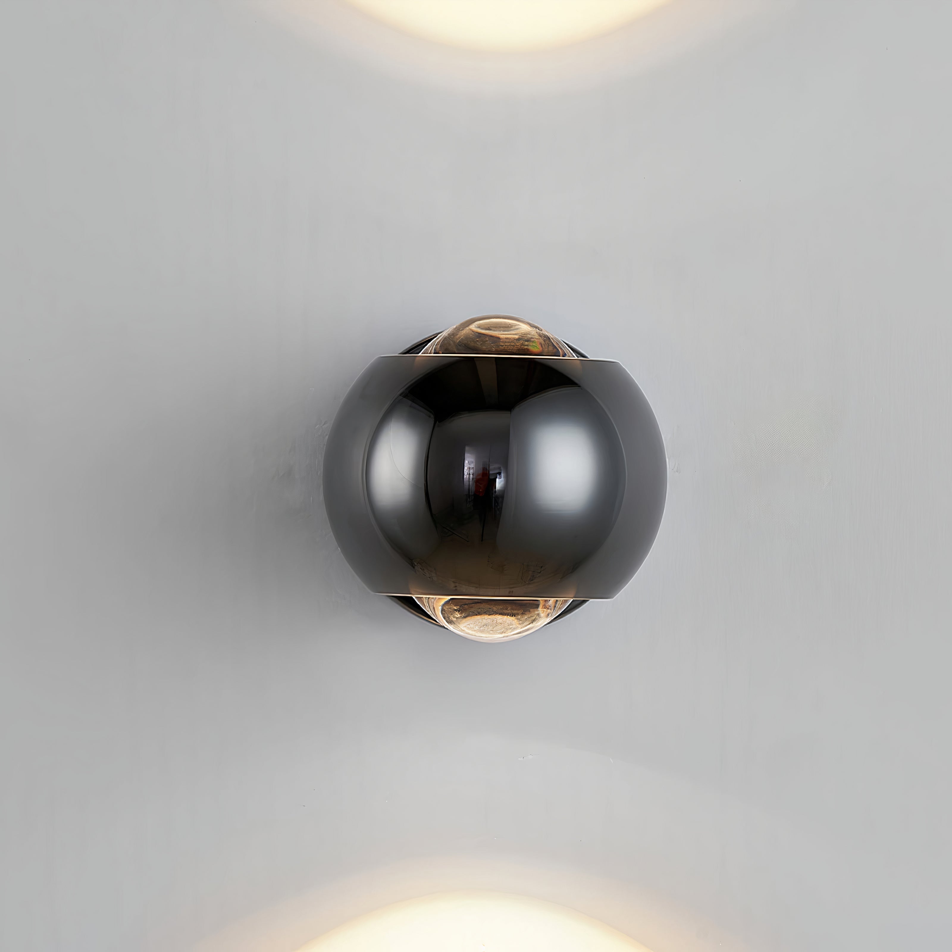 Rotating LED Wall Sconce | Up Down Light, Metal and Glass G9