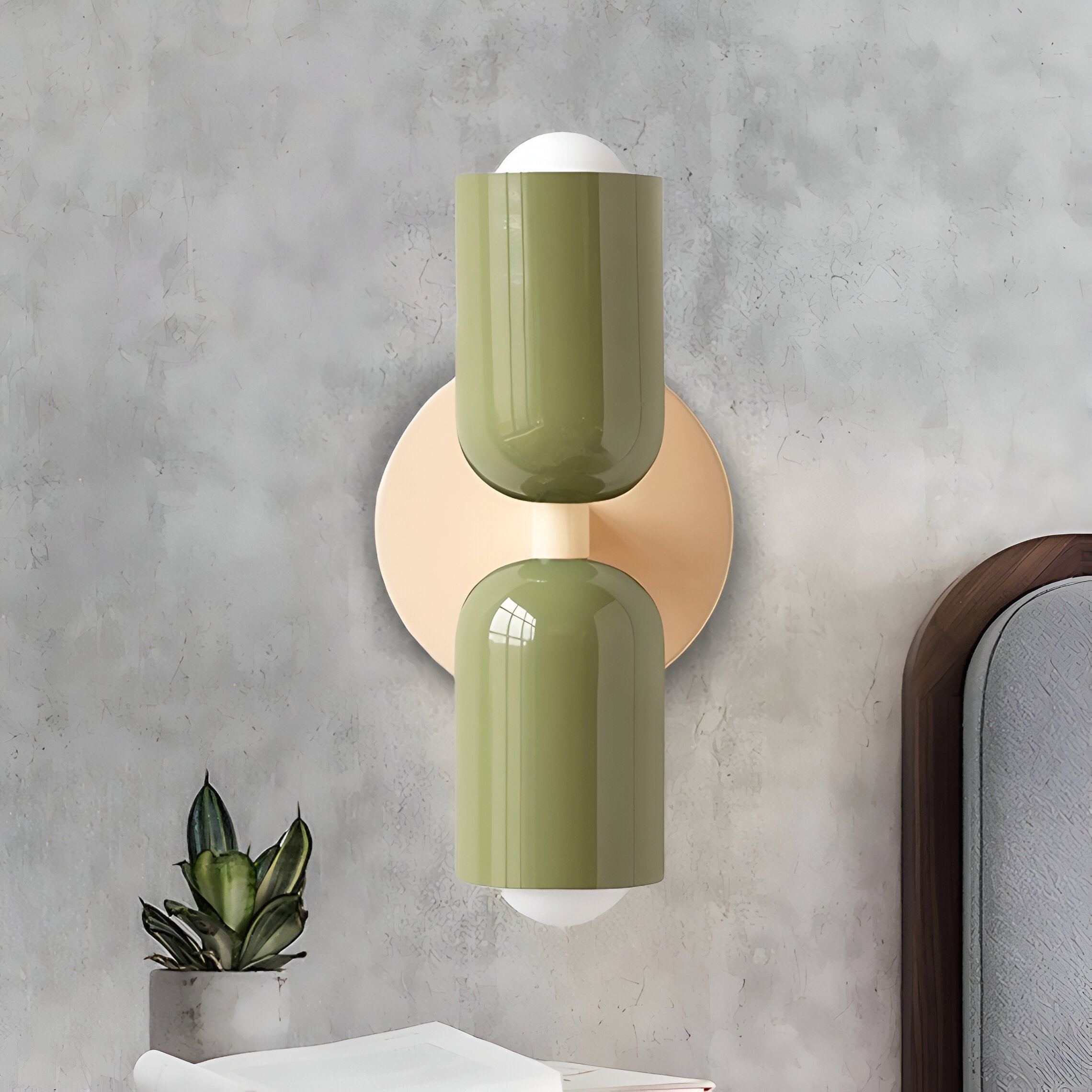 Double Head Iron Wall Sconce | Nordic Style, Up-Down Light