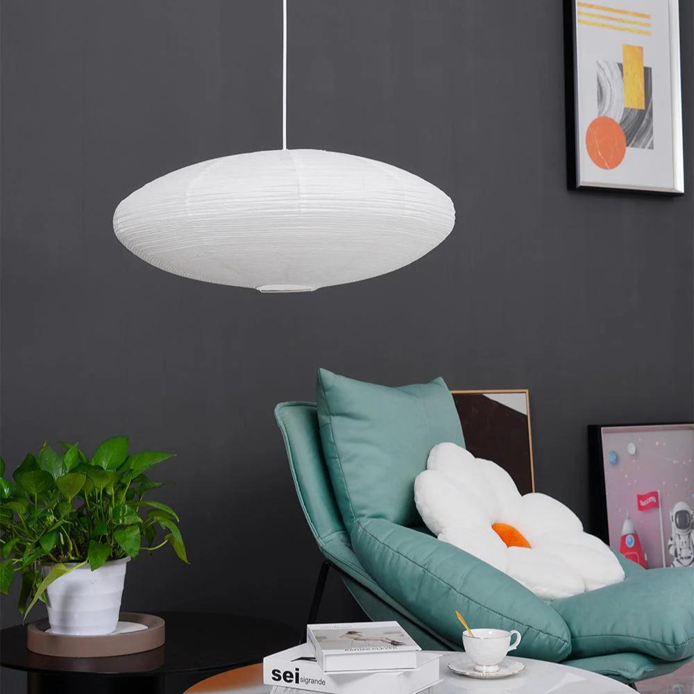 Mist Shard Paper Pendant Light | Japandi Style, Mulberry Paper