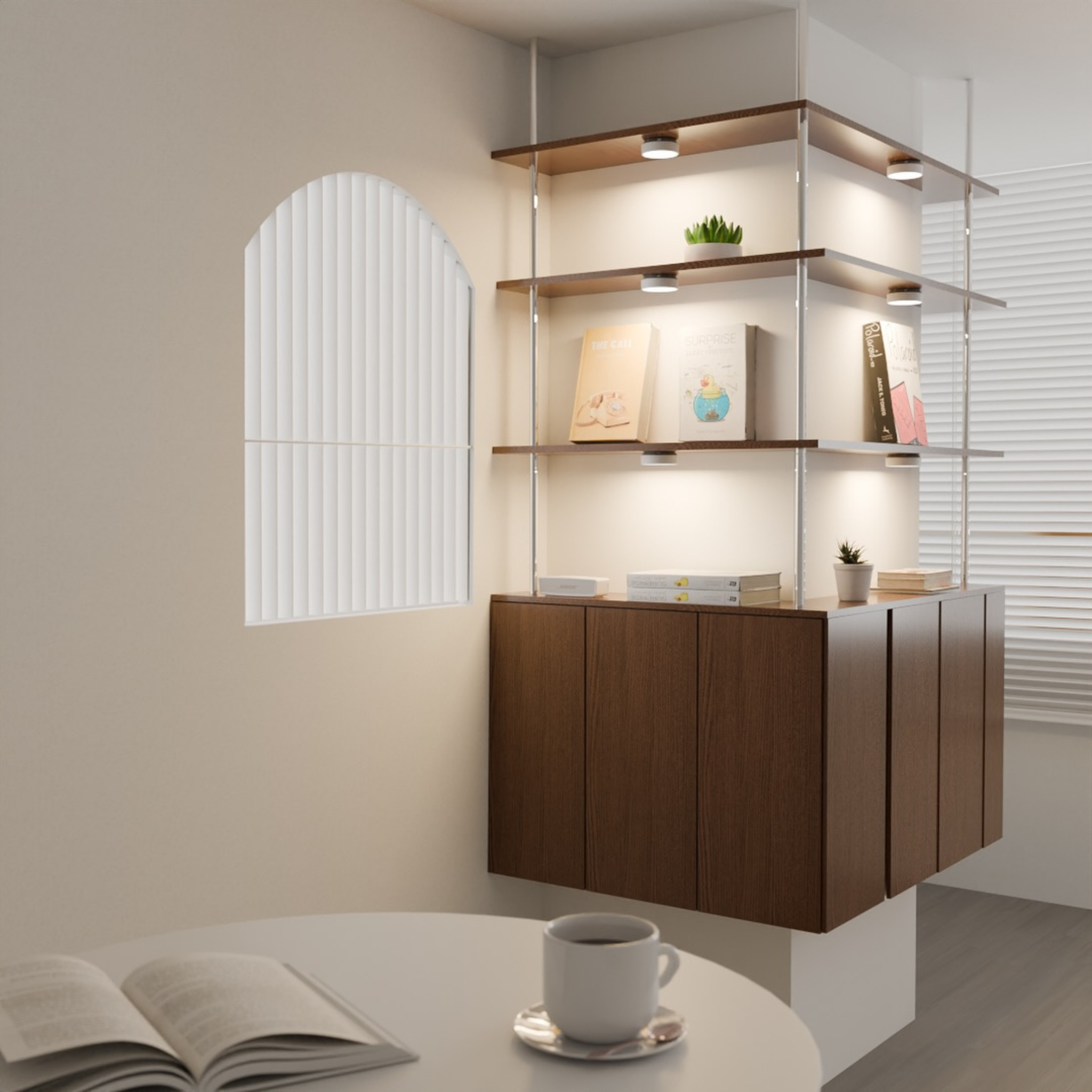 Wireless Under-Cabinet LED Spot Light | Motion Sensor, USB Rechargeable