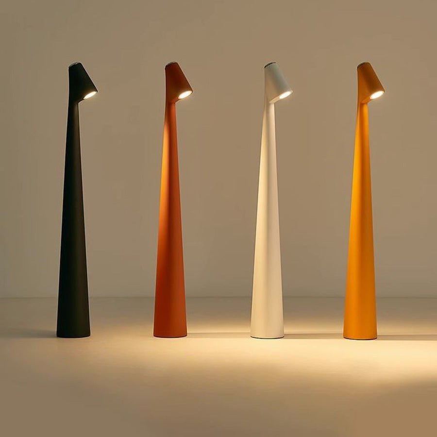 Wireless LED Table Lamp | Scandinavian Wood Design, Dimmable