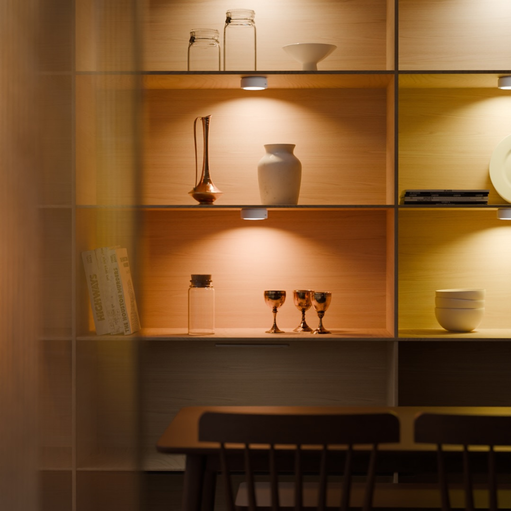 Wireless Under-Cabinet LED Spot Light | Motion Sensor, USB Rechargeable