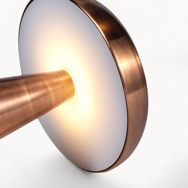 Wireless LED Table Lamp | Dimmable, Touch Control Metal Design
