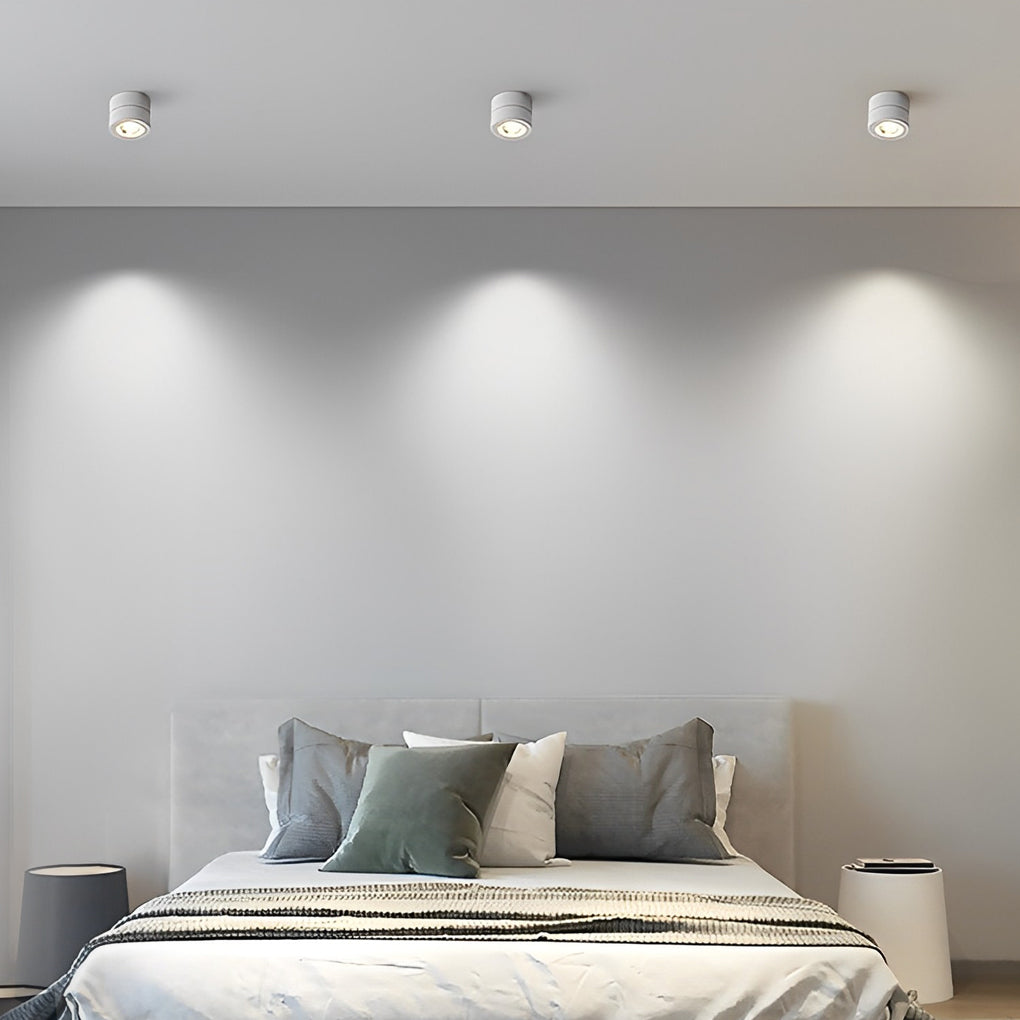 Adjustable LED Ceiling Spotlight | Surface Mount, 3000K Warm White