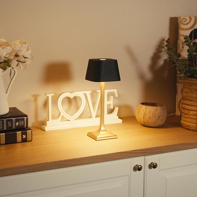 Cordless LED Table Lamp | Touch Dimmable, IP54 Aluminium
