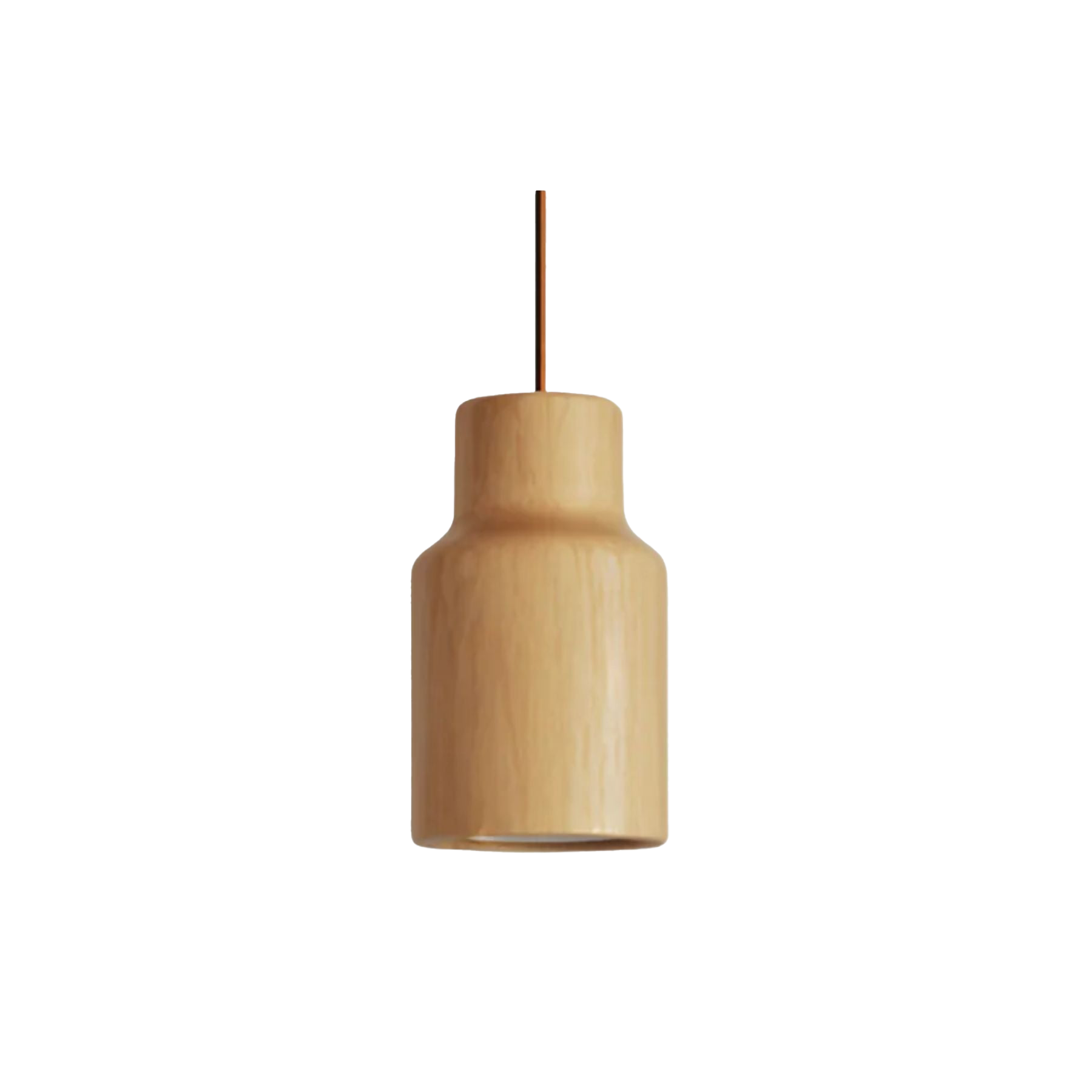 Small Timber Pendant Light | GU10, Scandinavian Style