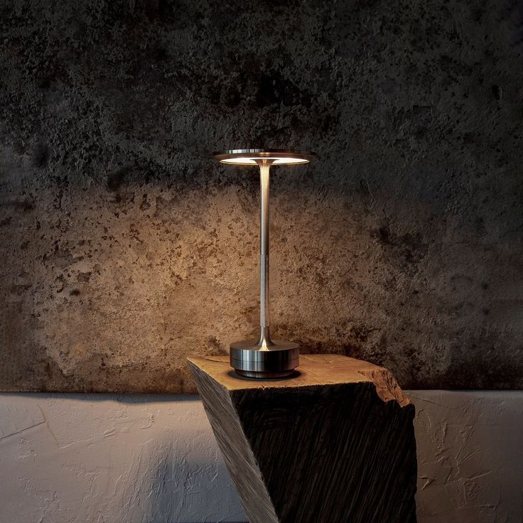Wireless Dimmable Metal Table Lamp | Retro Style, USB Rechargeable