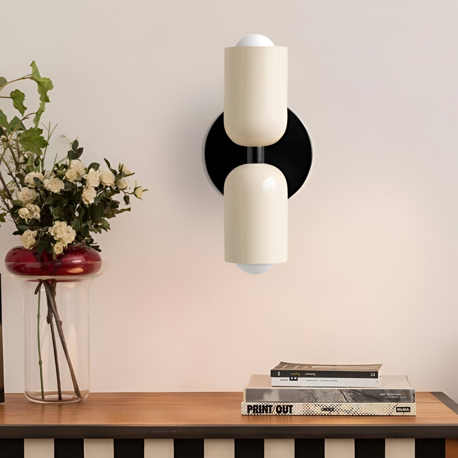 Double Head Iron Wall Sconce | Nordic Style, Up-Down Light