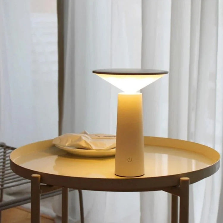 Wireless LED Table Lamp | 360° Adjustable, Dimmable, Rechargeable