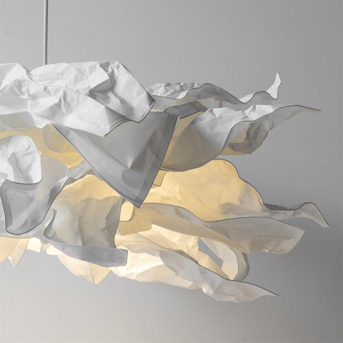 Cloud Pendant Light | Nordic Parchment Shade, Japandi Style