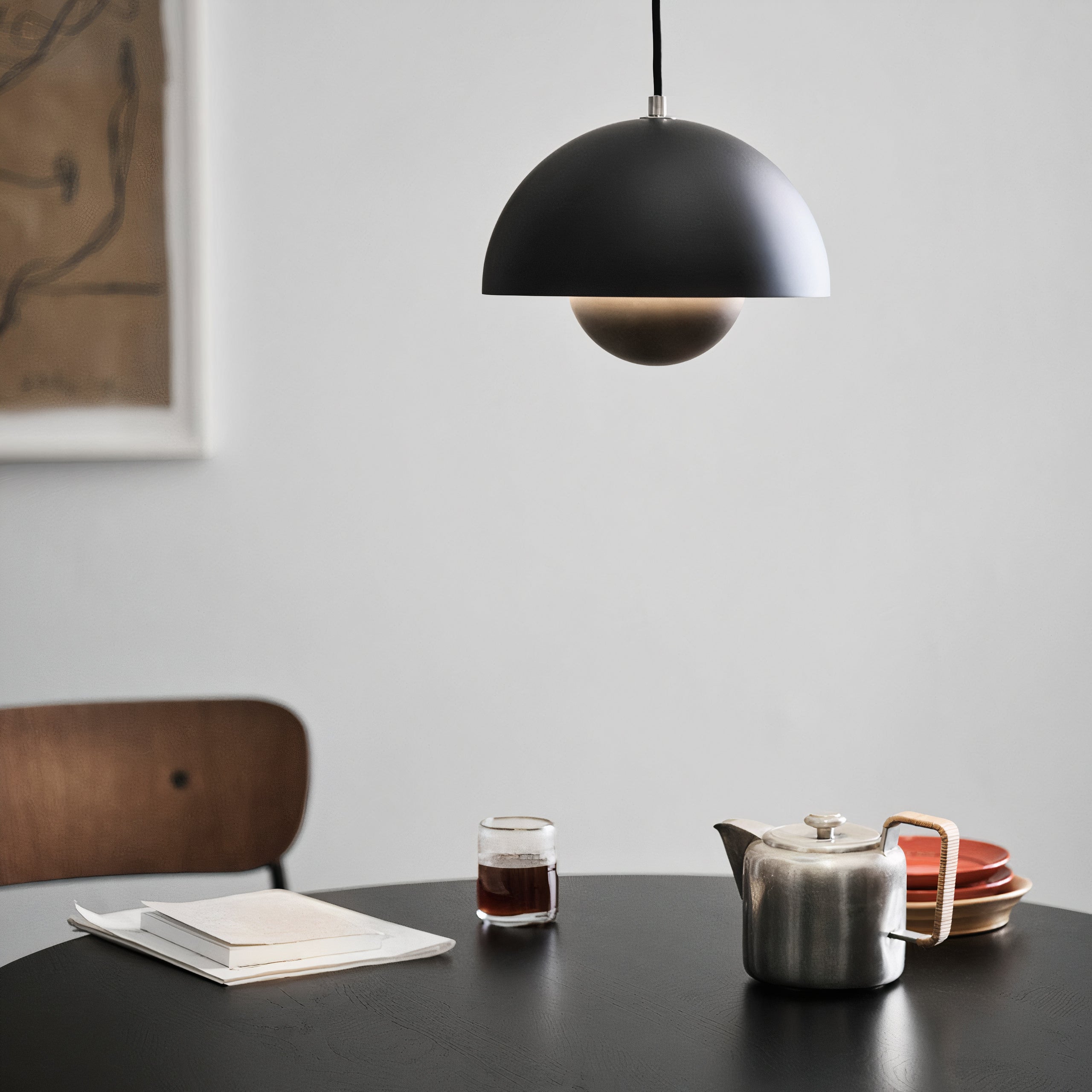 Coloured Pendant Light | Scandinavian LED, Dimmable Metal