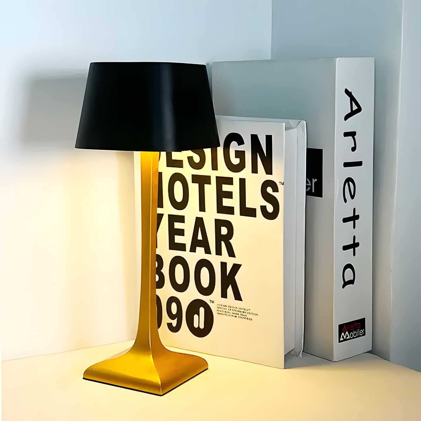 Cordless LED Table Lamp | Touch Dimmable, IP54 Aluminium