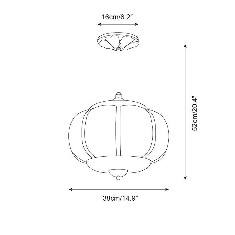 Wave Glass Ceiling Light | Brass Fittings, Green or White, Ø38cm