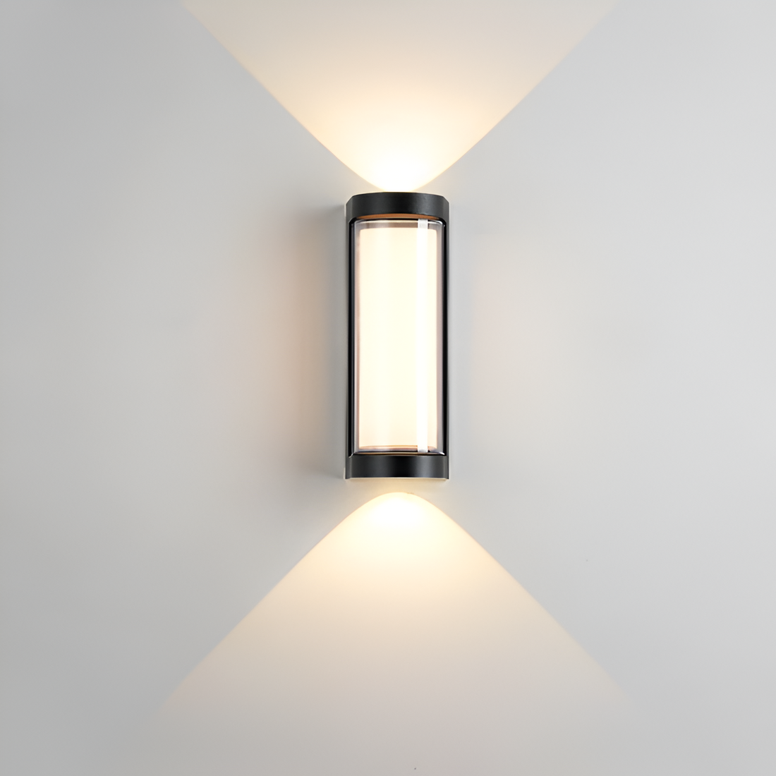 Outdoor Up Down Wall Light | Nordic Minimalist, 3000K Warm White