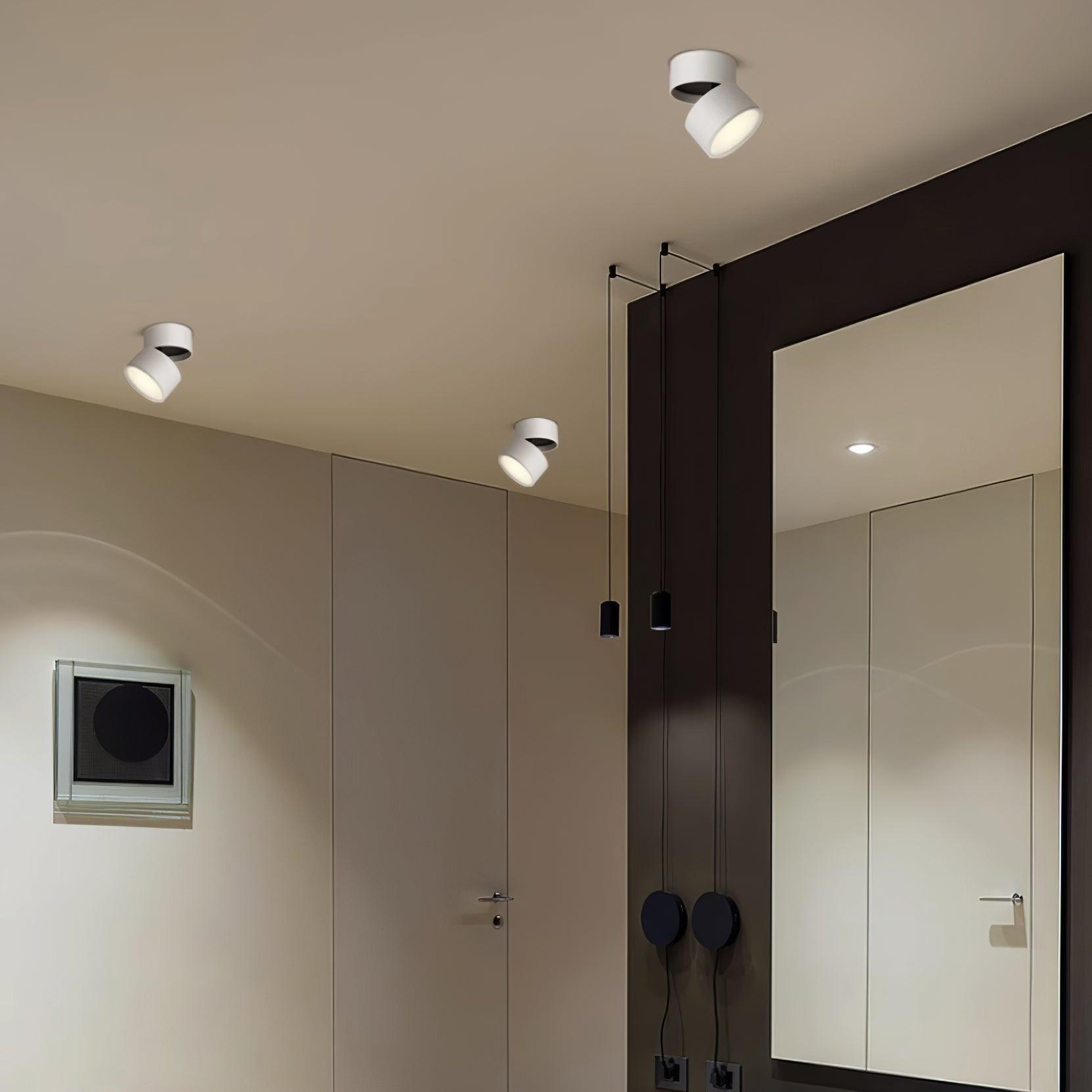 Adjustable LED Ceiling Spotlight | Surface Mount, 3000K Warm White
