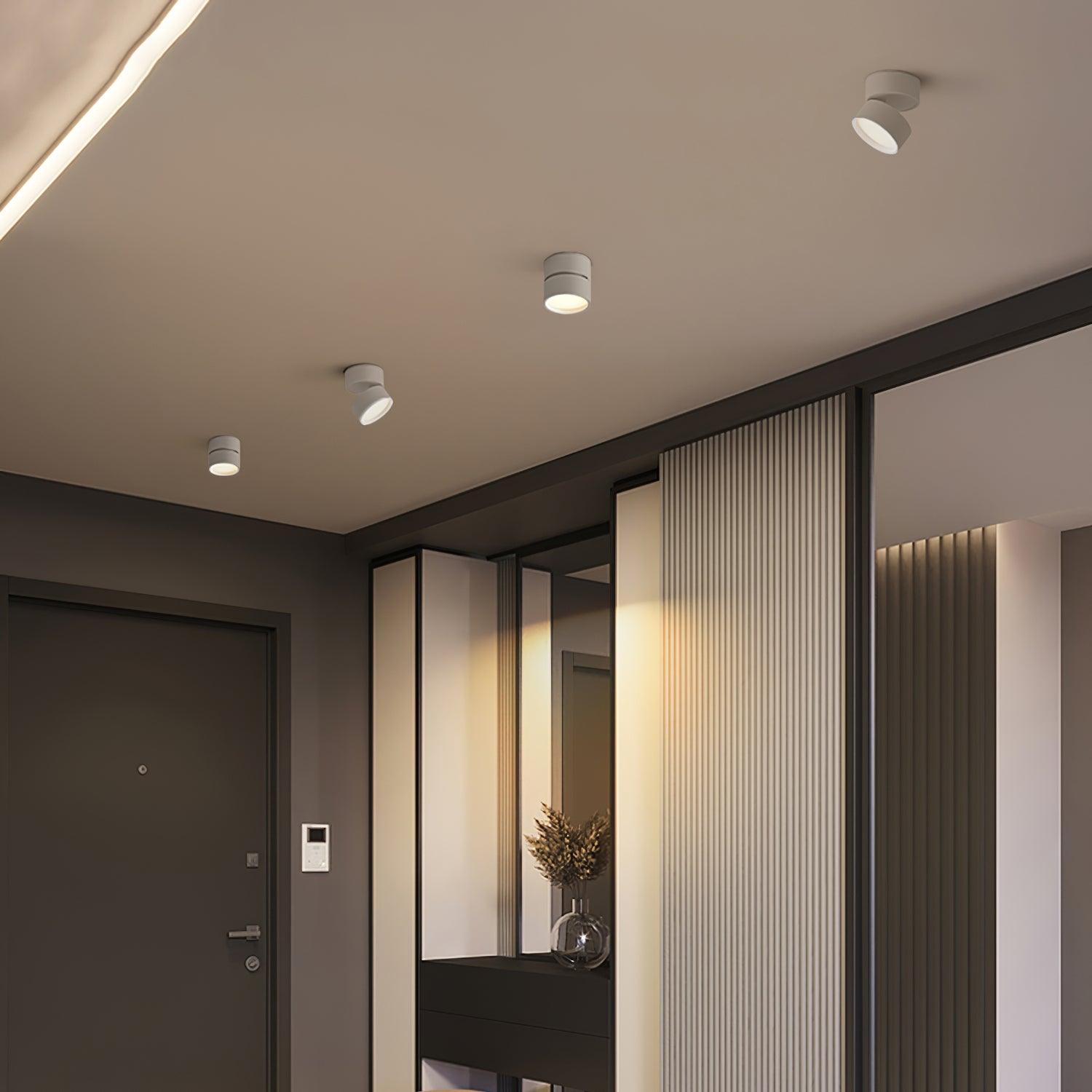Adjustable LED Ceiling Spotlight | Surface Mount, 3000K Warm White