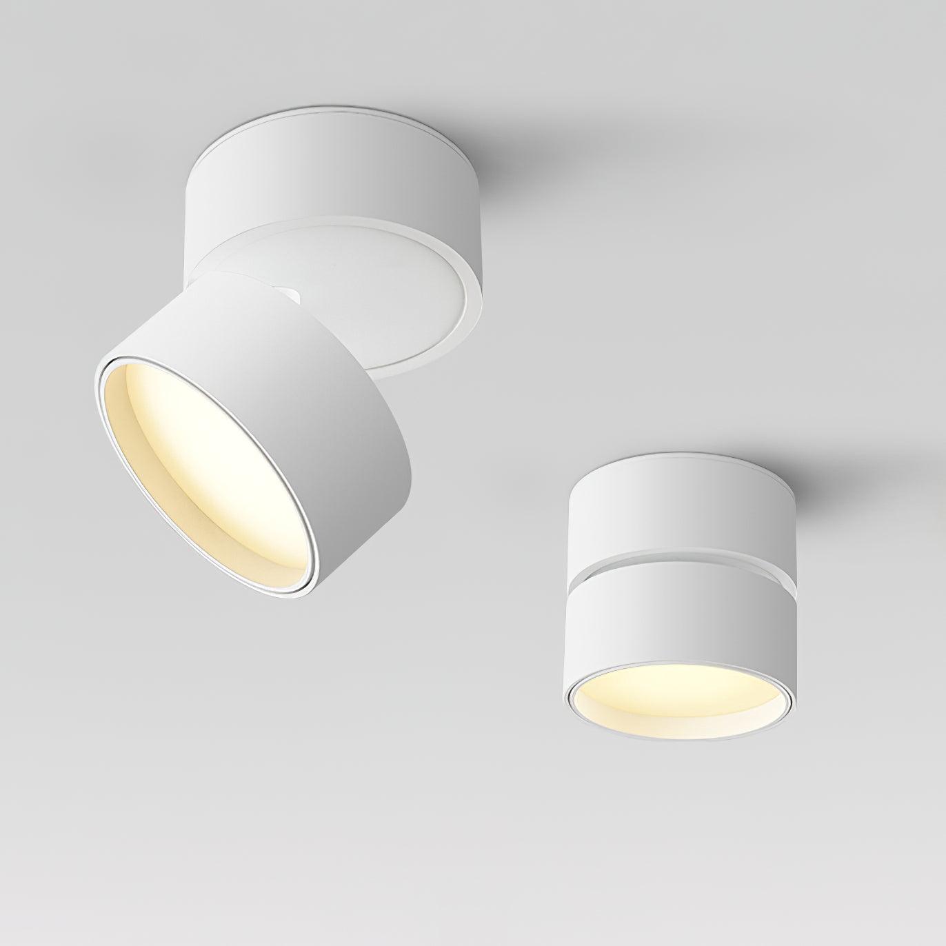 Adjustable LED Ceiling Spotlight | Surface Mount, 3000K Warm White