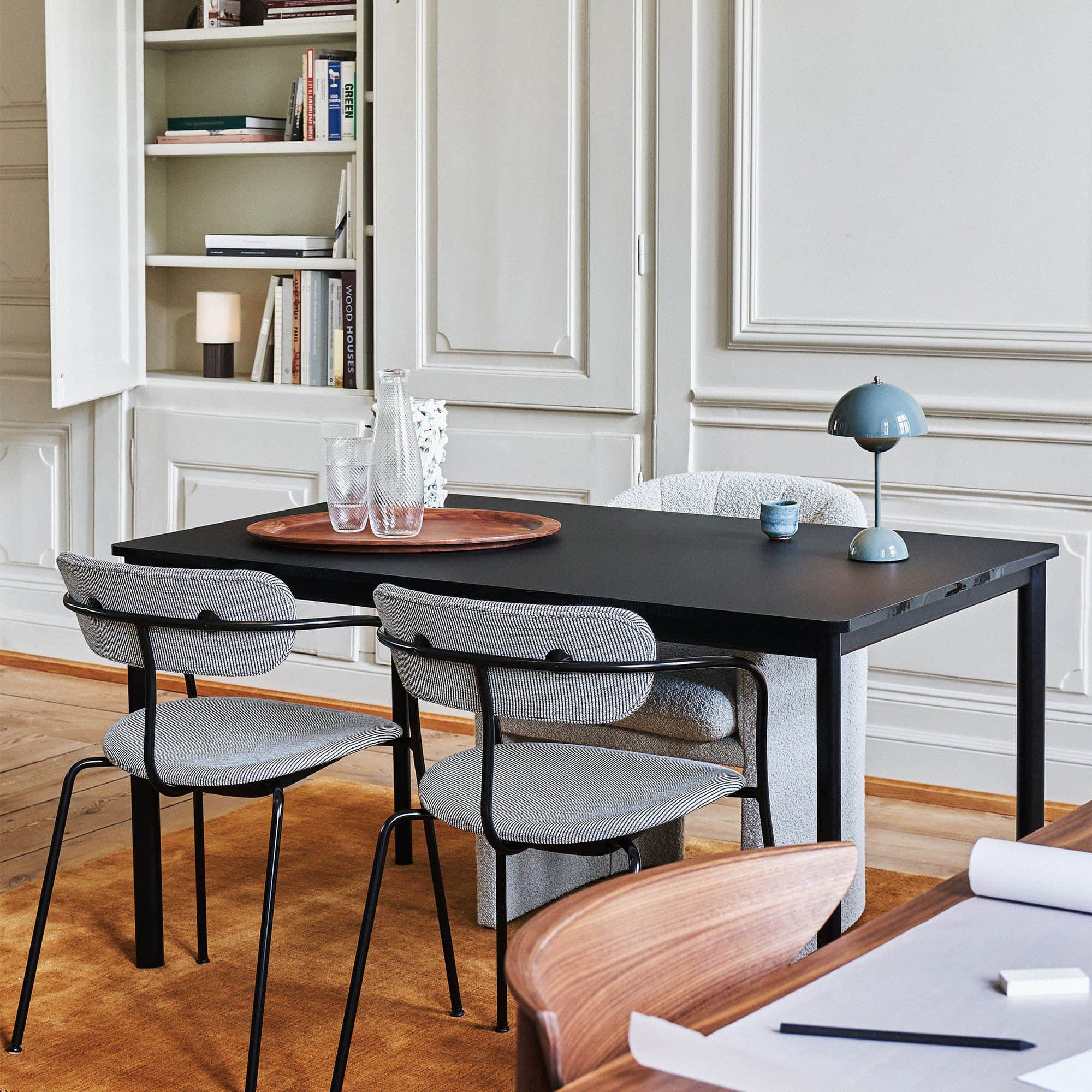 Scandinavian LED Table Lamp | Wireless, Dimmable, Metal Design