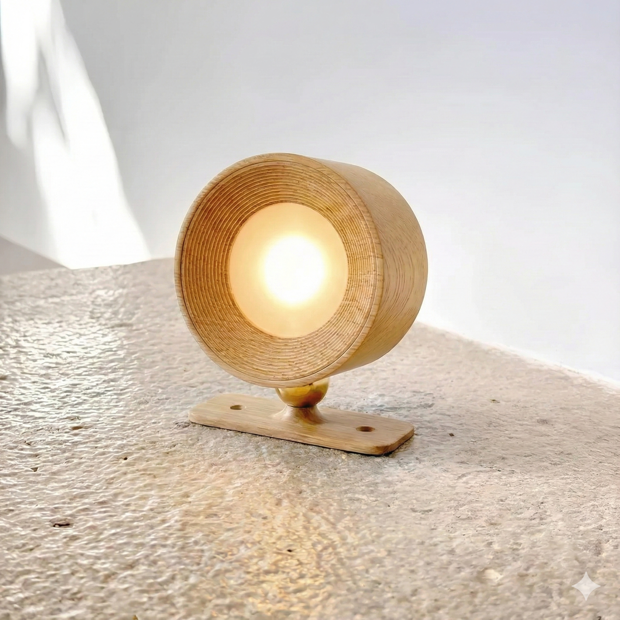 Rechargeable LED Wall Sconce | Wireless, Dimmable, 360° Rotatable