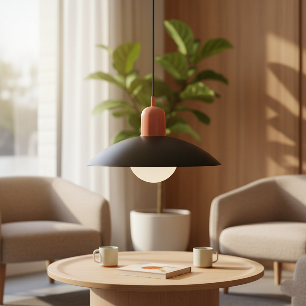 Bauhaus Macaron Pendant Light | Nordic Minimalist, Iron