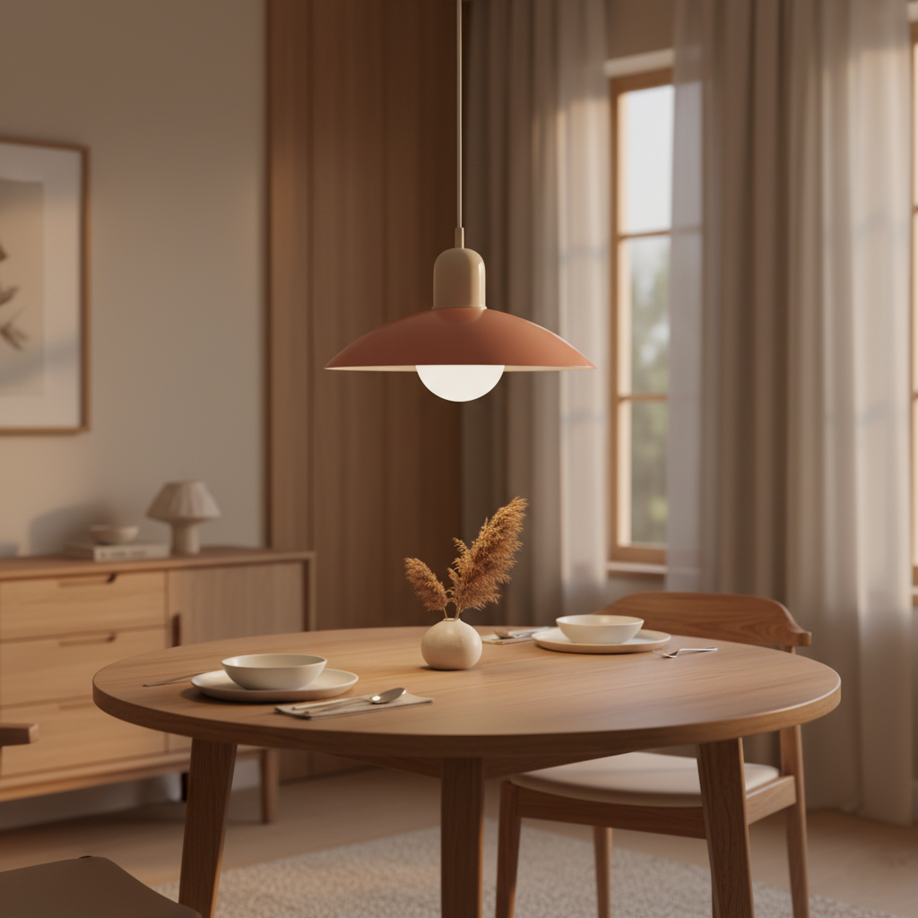 Bauhaus Macaron Pendant Light | Nordic Minimalist, Iron