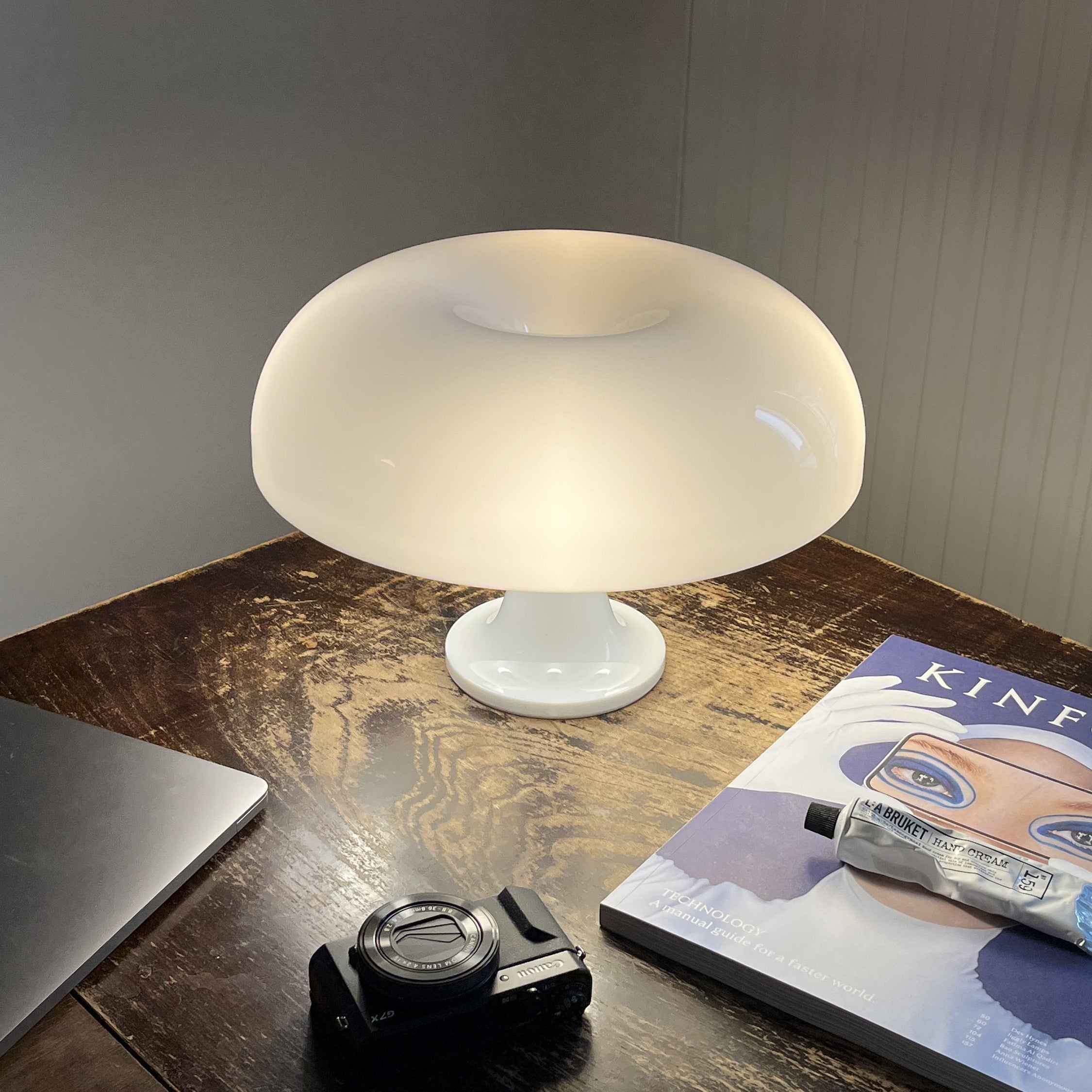 Retro Mushroom Table Lamp | 1960s Italian Design, 4x E14