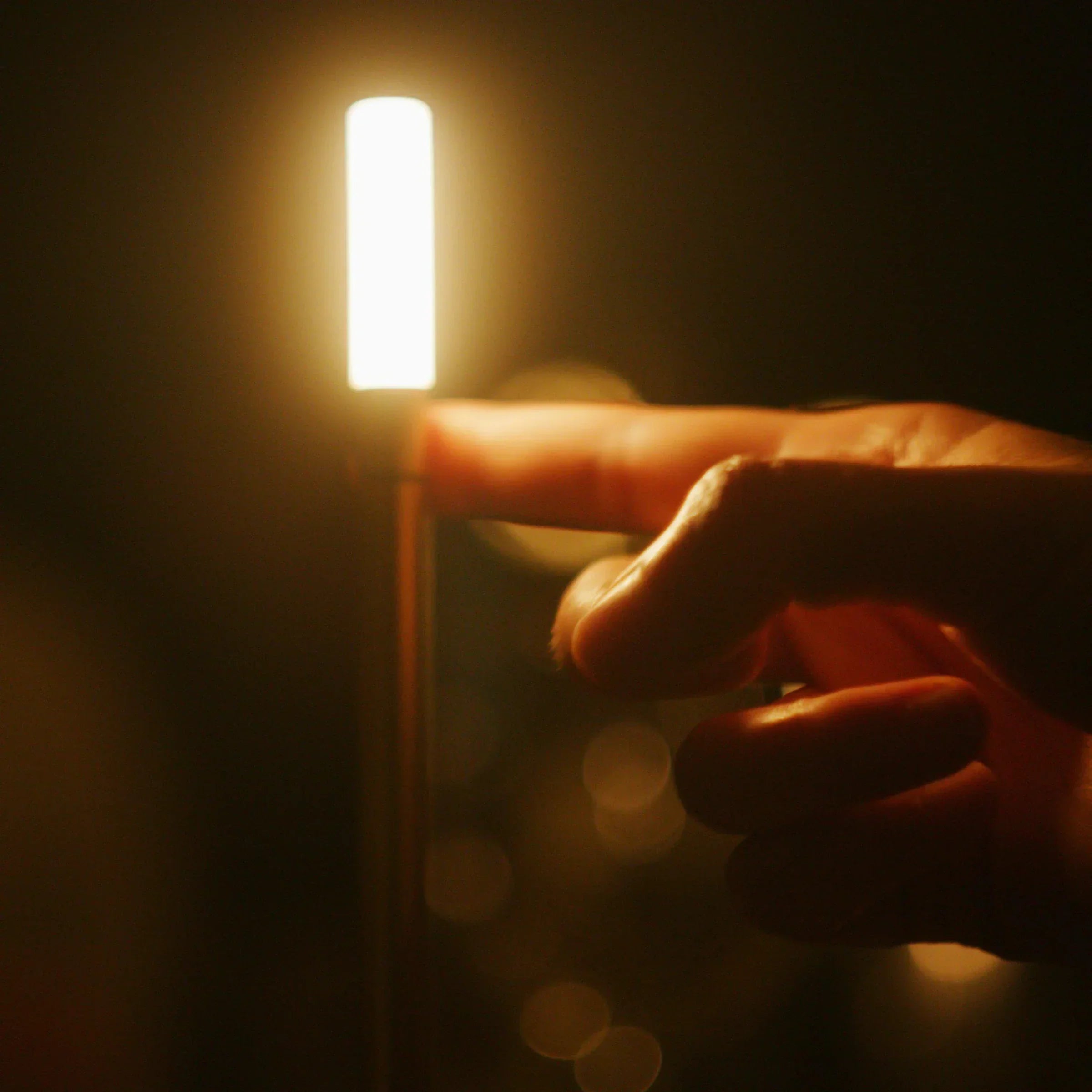 Scandinavian LED Table Lamp | Wireless, Dimmable Brushed Aluminium