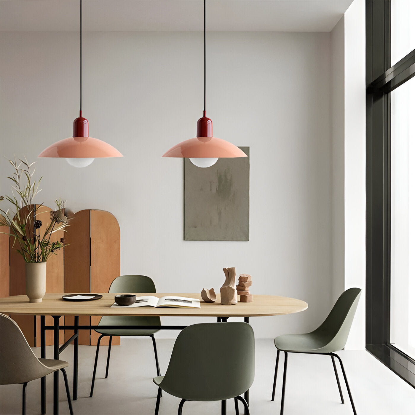 Bauhaus Macaron Pendant Light | Nordic Minimalist, Iron