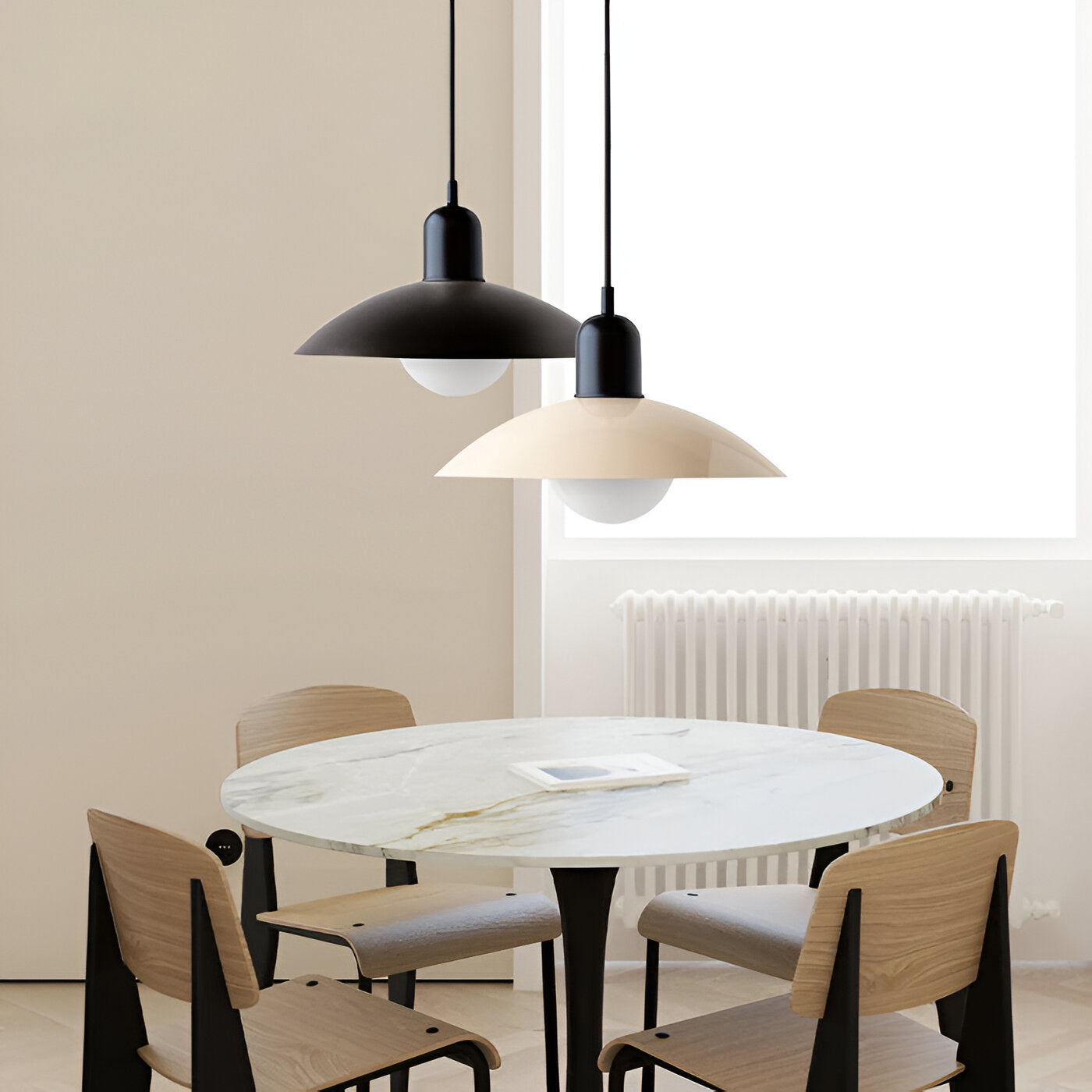 Bauhaus Macaron Pendant Light | Nordic Minimalist, Iron