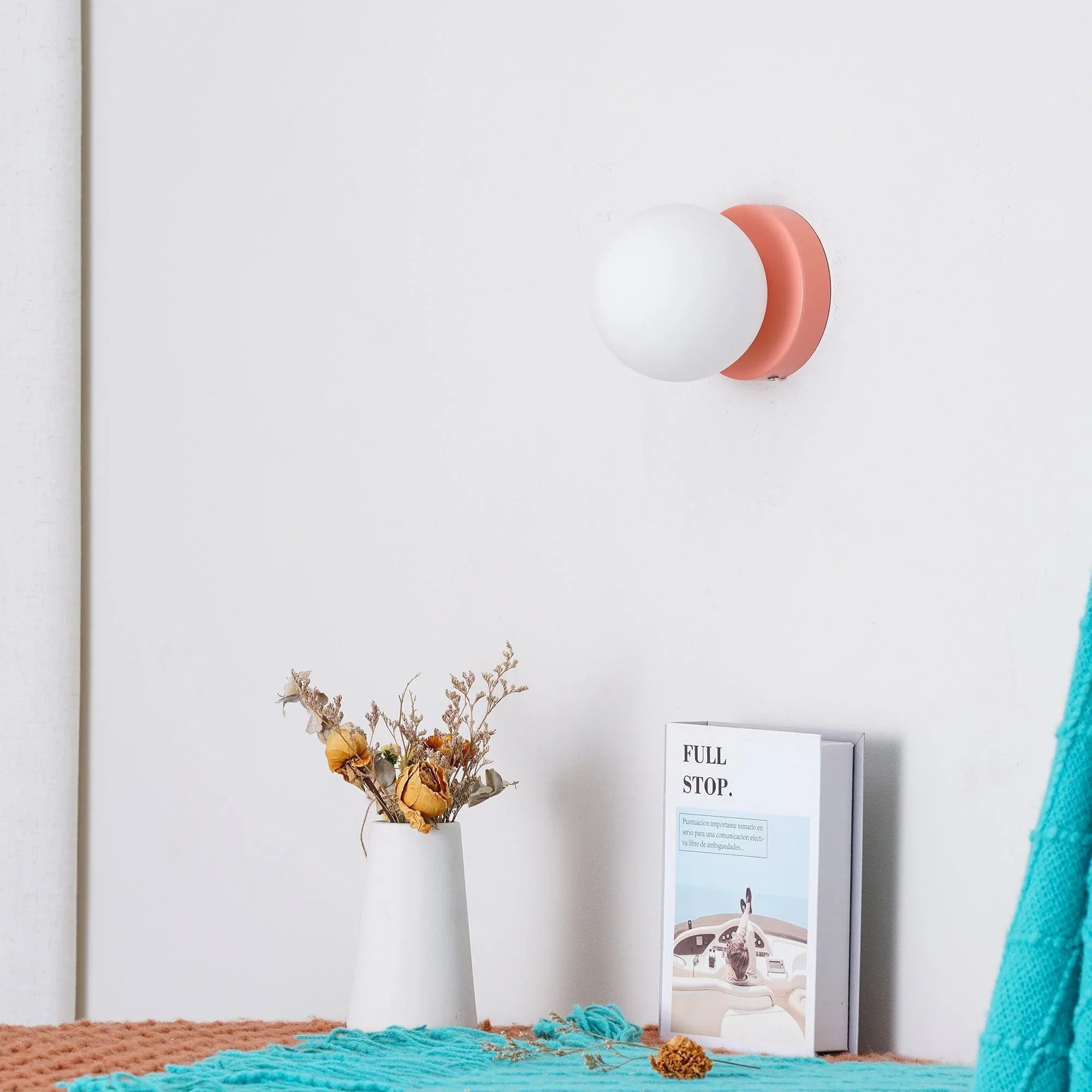 Nordic Round LED Wall Light | Scandinavian Style, G9 Warm Glow