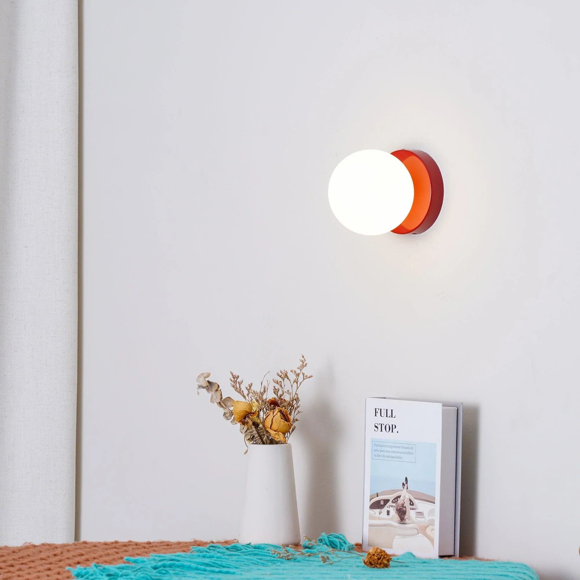 Nordic Round LED Wall Light | Scandinavian Style, G9 Warm Glow