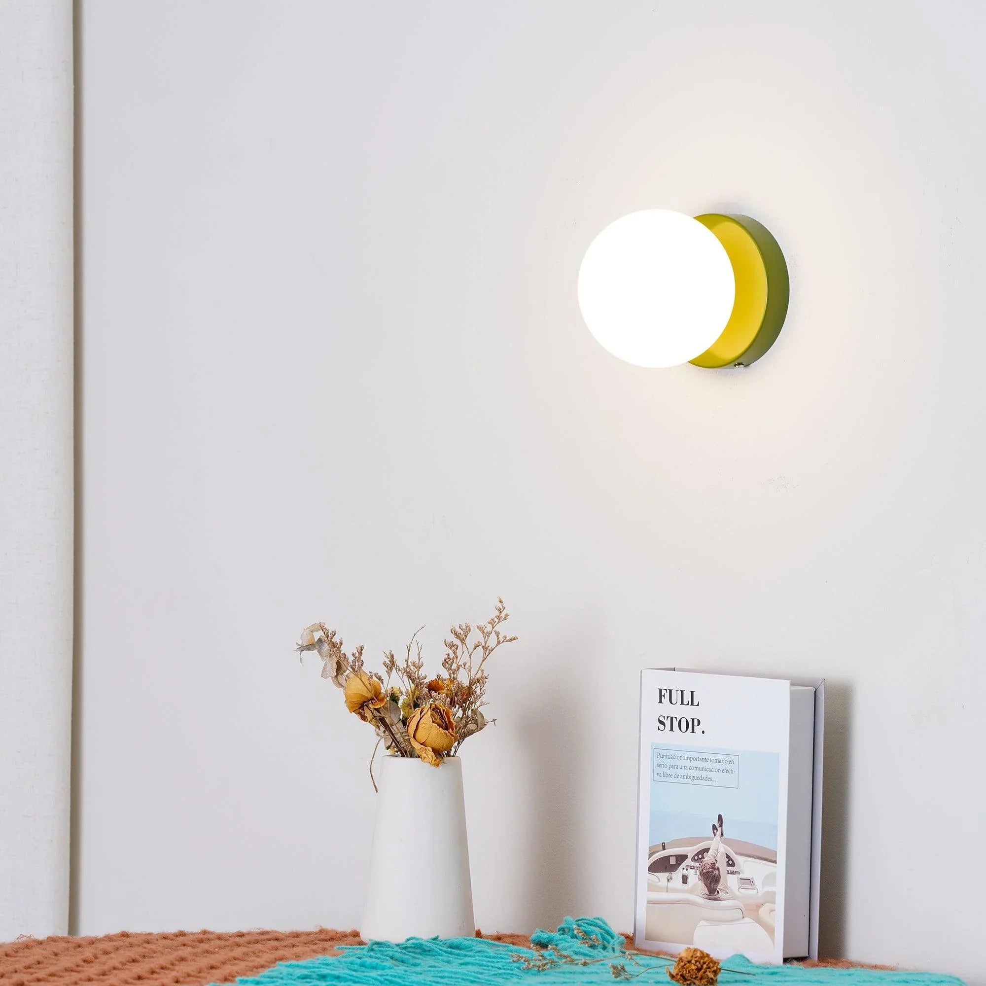 Nordic Round LED Wall Light | Scandinavian Style, G9 Warm Glow