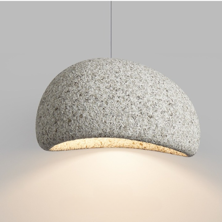 Wabi Sabi Fiberglass Pendant Light | Japandi Style, 7 Sizes