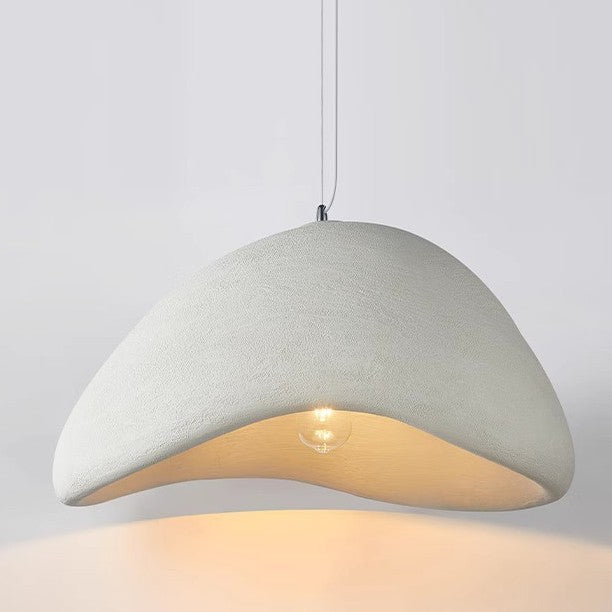 Cloud Burst Japandi Pendant Light | Wabi Sabi, High-Density Polystyrene