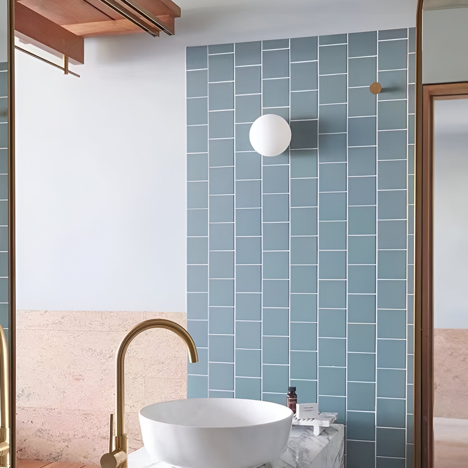 Round Frosted Glass Wall Light | Minimalist Japandi, 4 Sizes