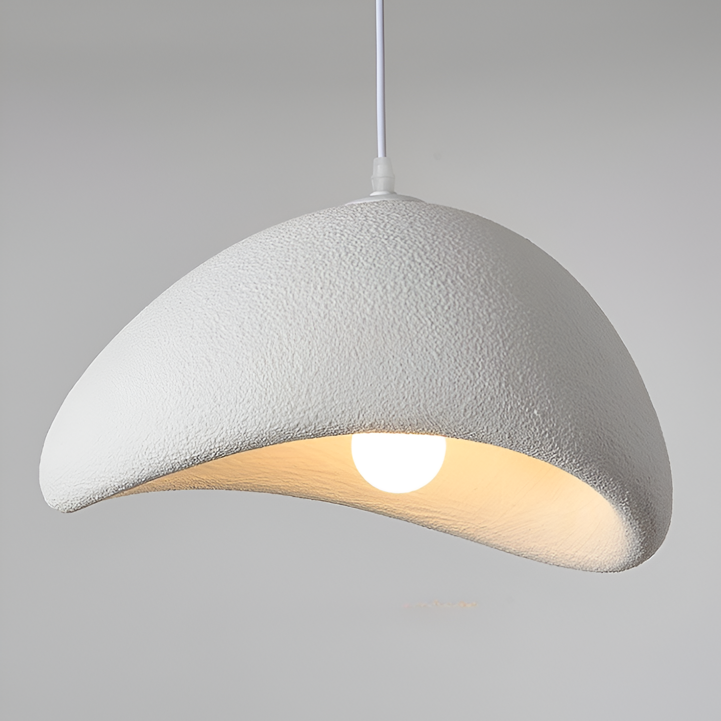 Cloud Burst Japandi Pendant Light | Wabi Sabi, High-Density Polystyrene